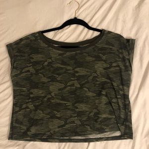 Camouflage crop top
